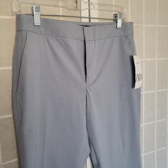 ZARA Blue Office Business Pants - Picture 3 of 8